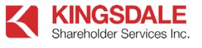 Kingsdale Shareholder Services Inc. Kingsdale Shareholder Services Inc.